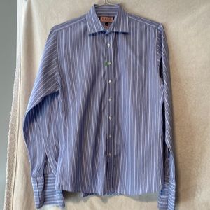 Pink Thomes pink striped long sleeves buttons down shirt